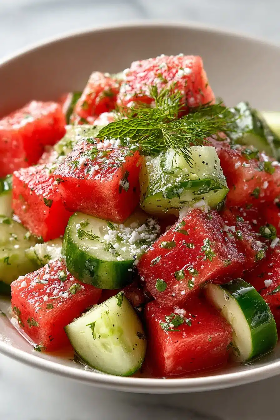 Crisp Mint and Lime Cucumber Watermelon Salad crisp mint and lime cucumber watermelon salad 2026 06 05 045147