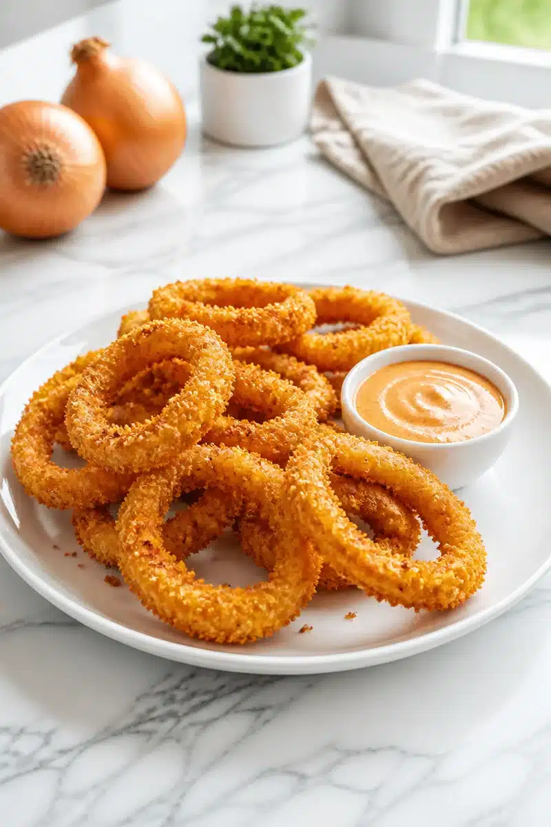 crispy air fryer onion rings with spicy mayo 2026 06 28 080714