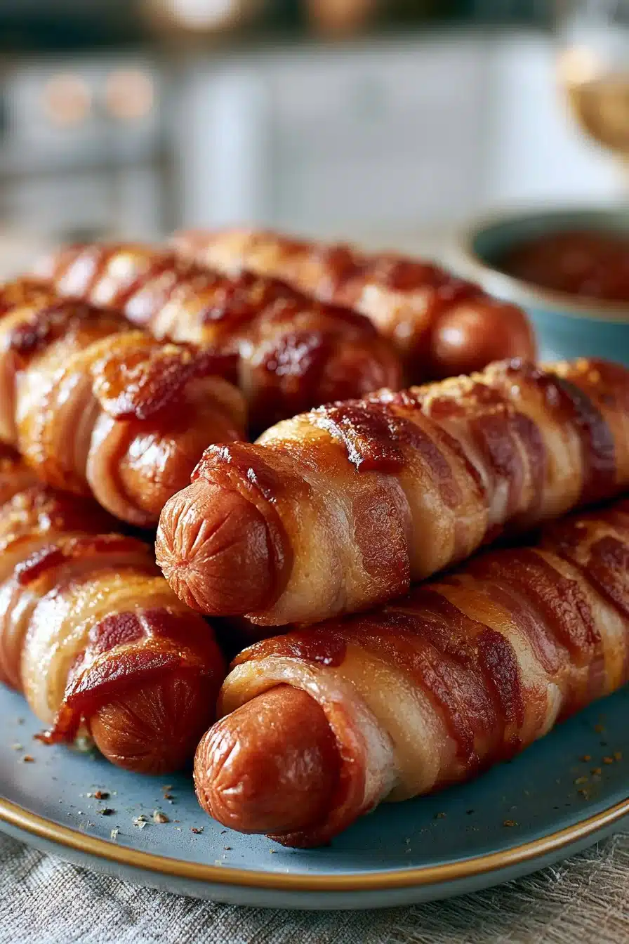 crispy bacon wrapped air fryer hot dogs 2026 06 12 164223