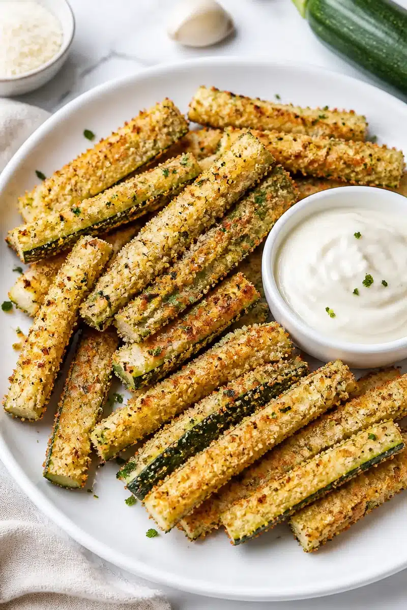 Crispy Baked Zucchini Fries With Garlic Dip crispy baked zucchini fries with garlic dip 2026 06 24 165848 2