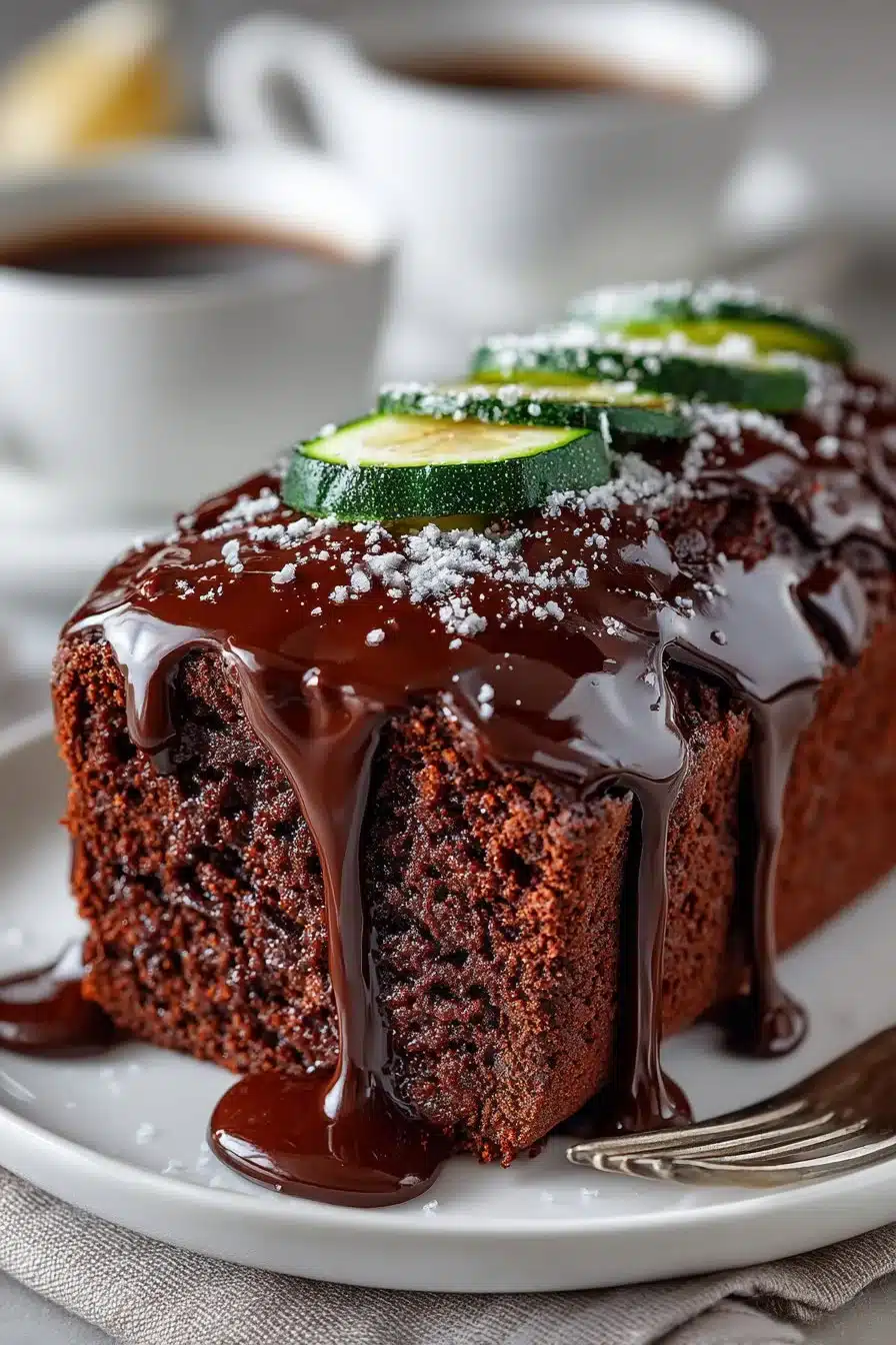 Decadent Fudge Iced Chocolate Zucchini Cake decadent fudge iced chocolate zucchini cake 2026 06 10 022725