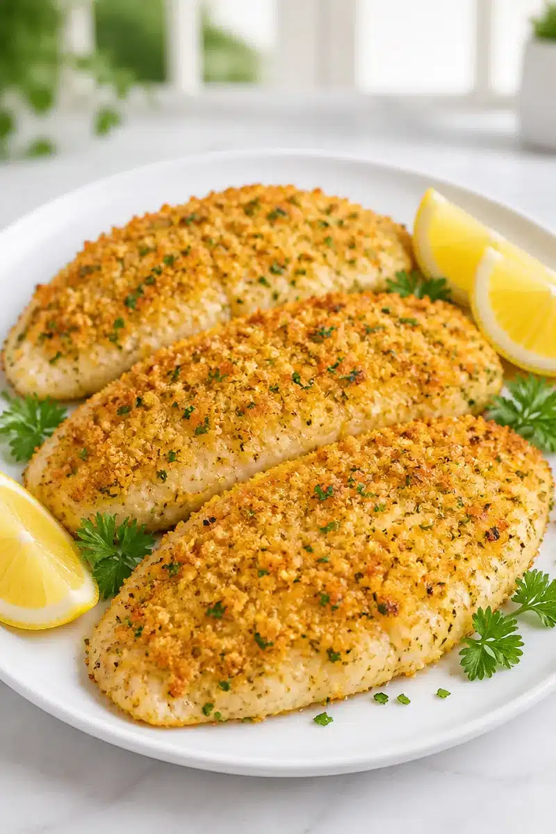 Easy Baked Garlic Parmesan Crusted Tilapia easy baked garlic parmesan crusted tilapia 2026 06 29 192536