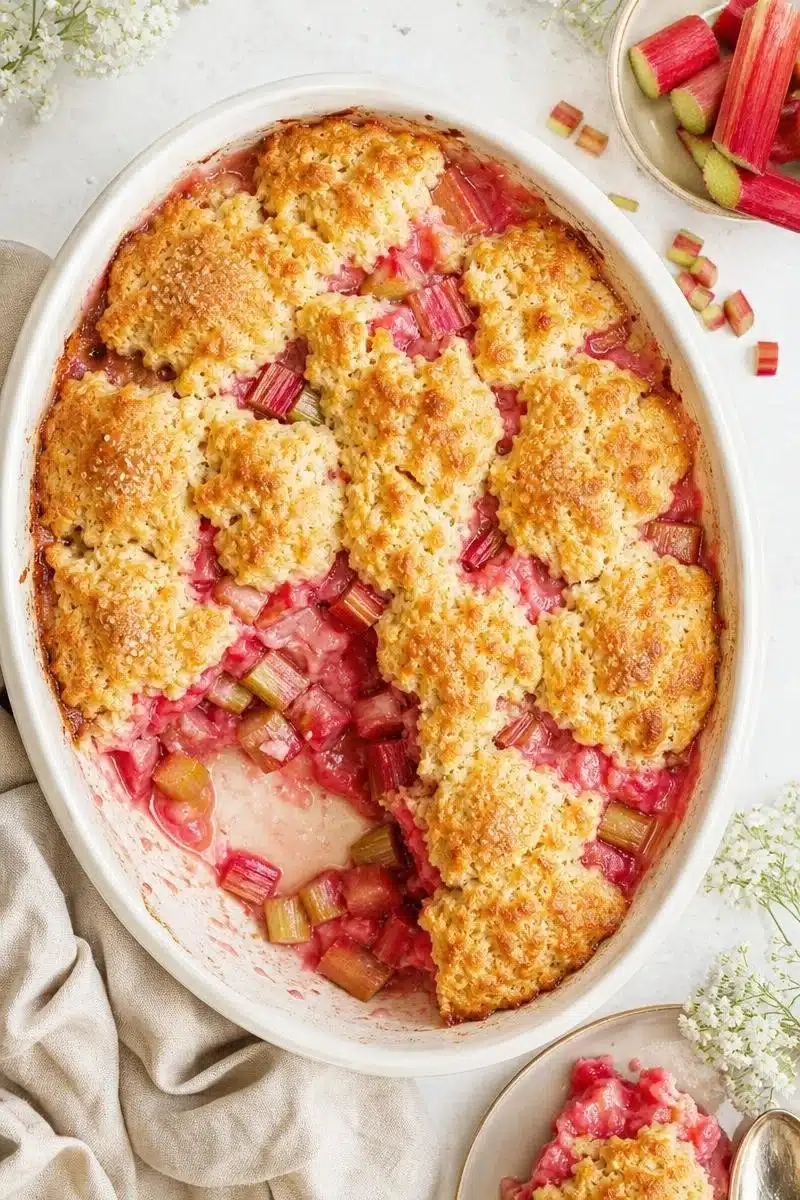 easy biscuit top rhubarb cobbler 2026 06 14 184656