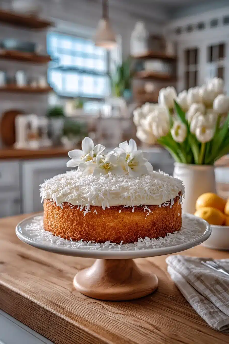Easy Coconut and White Chocolate Cake Dessert easy coconut and white chocolate cake dessert 2026 06 05 045202
