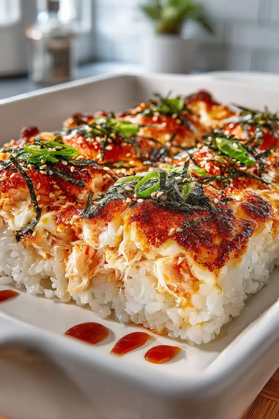 Easy Crab Meat Sushi Bake easy crab meat sushi bake 2026 06 11 021652