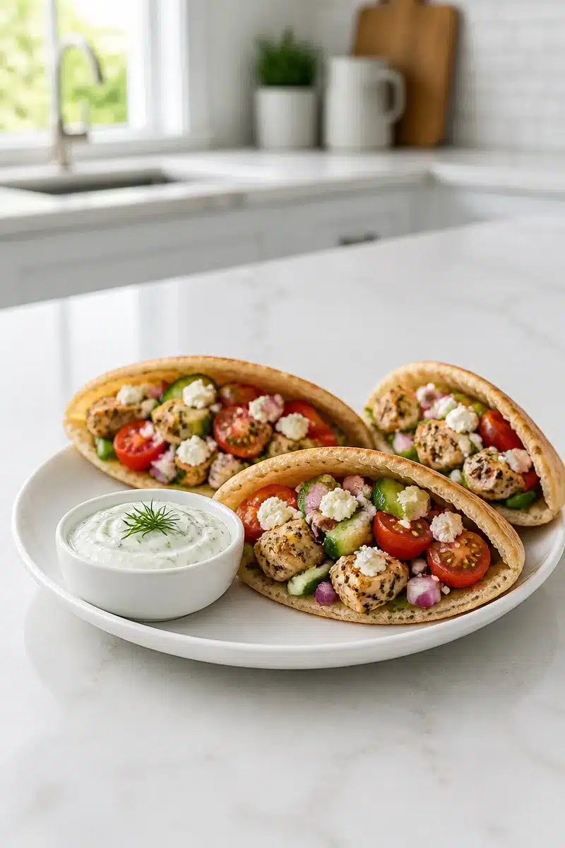 Easy Meal Prep Greek Chicken Pita Pockets easy meal prep greek chicken pita pockets 2026 06 25 204116