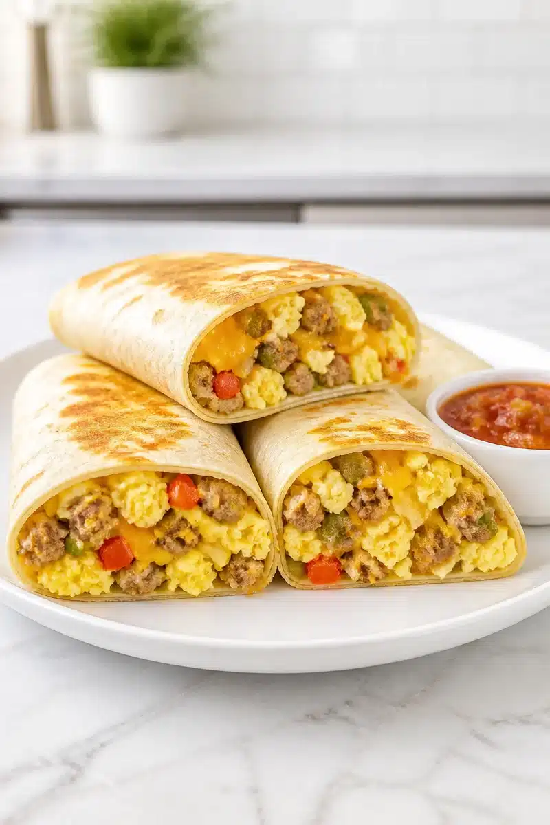 easy meal prep turkey sausage breakfast burritos 2026 06 25 204926