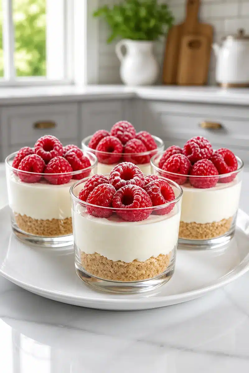 easy no bake raspberry cheesecake cups 2026 06 26 212200