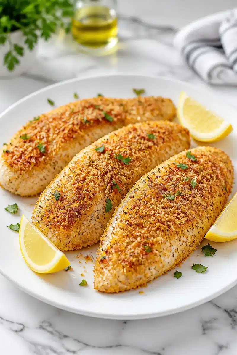 Easy Oven Baked Parmesan Crusted Tilapia easy oven baked parmesan crusted tilapia 2026 06 20 153641