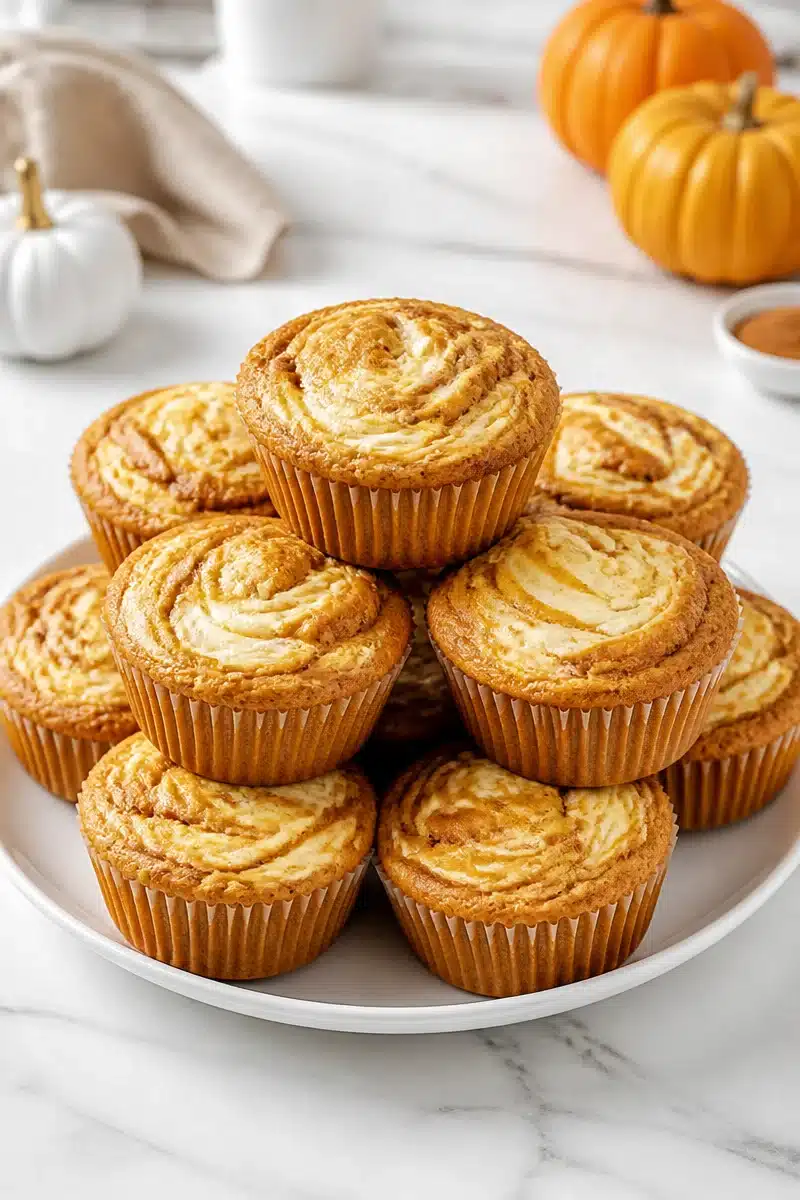 Easy Pumpkin Cream Cheese Swirl Muffins easy pumpkin cream cheese swirl muffins 2026 06 28 022005