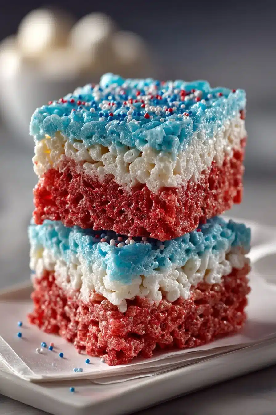 Easy Red White and Blue 4th of July Rice Krispie Treats easy red white and blue 4th of july rice krispie t 2026 06 05 034217