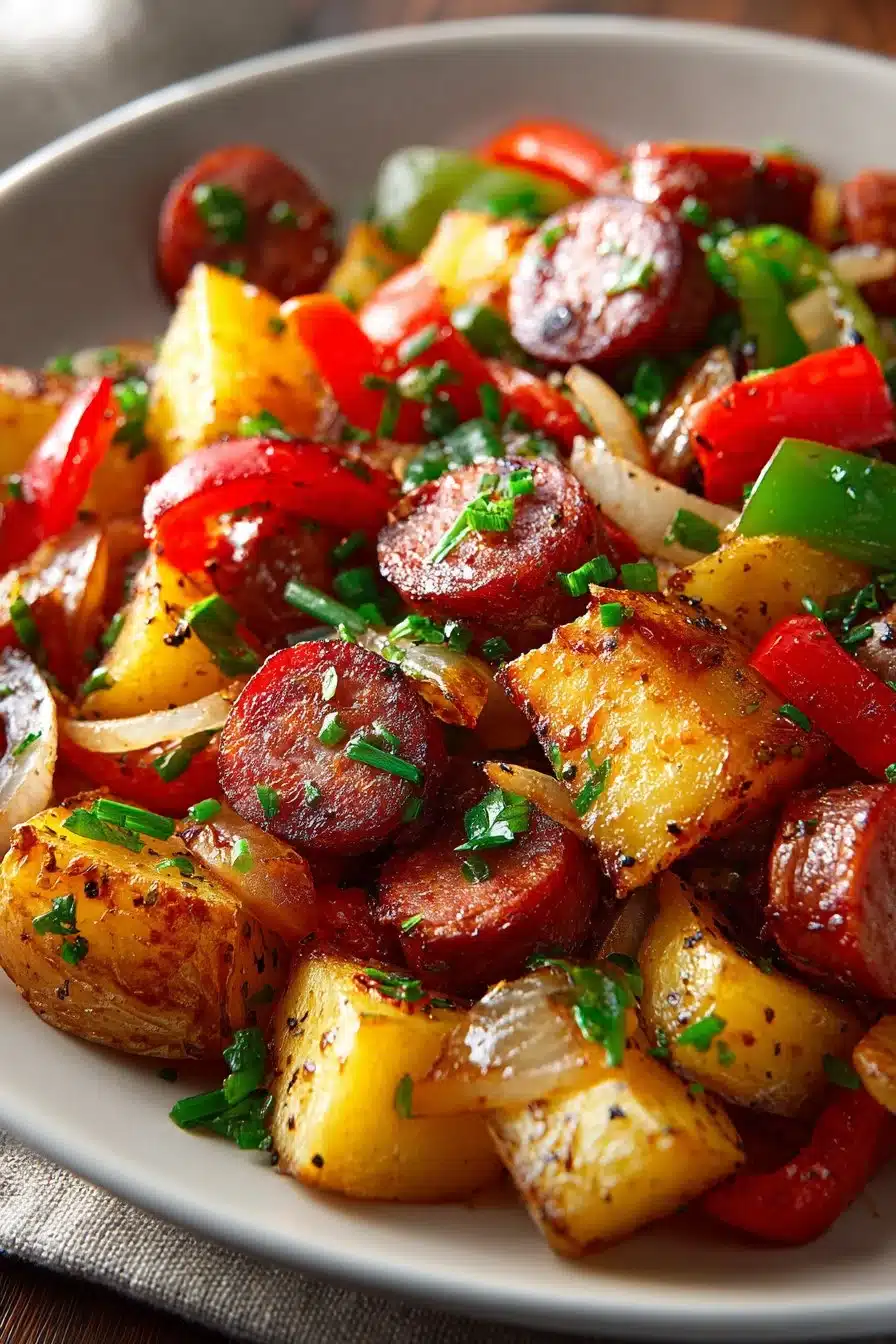 Easy Skillet Fried Potatoes and Smoked Sausage easy skillet fried potatoes and smoked sausage 2026 06 01 045142