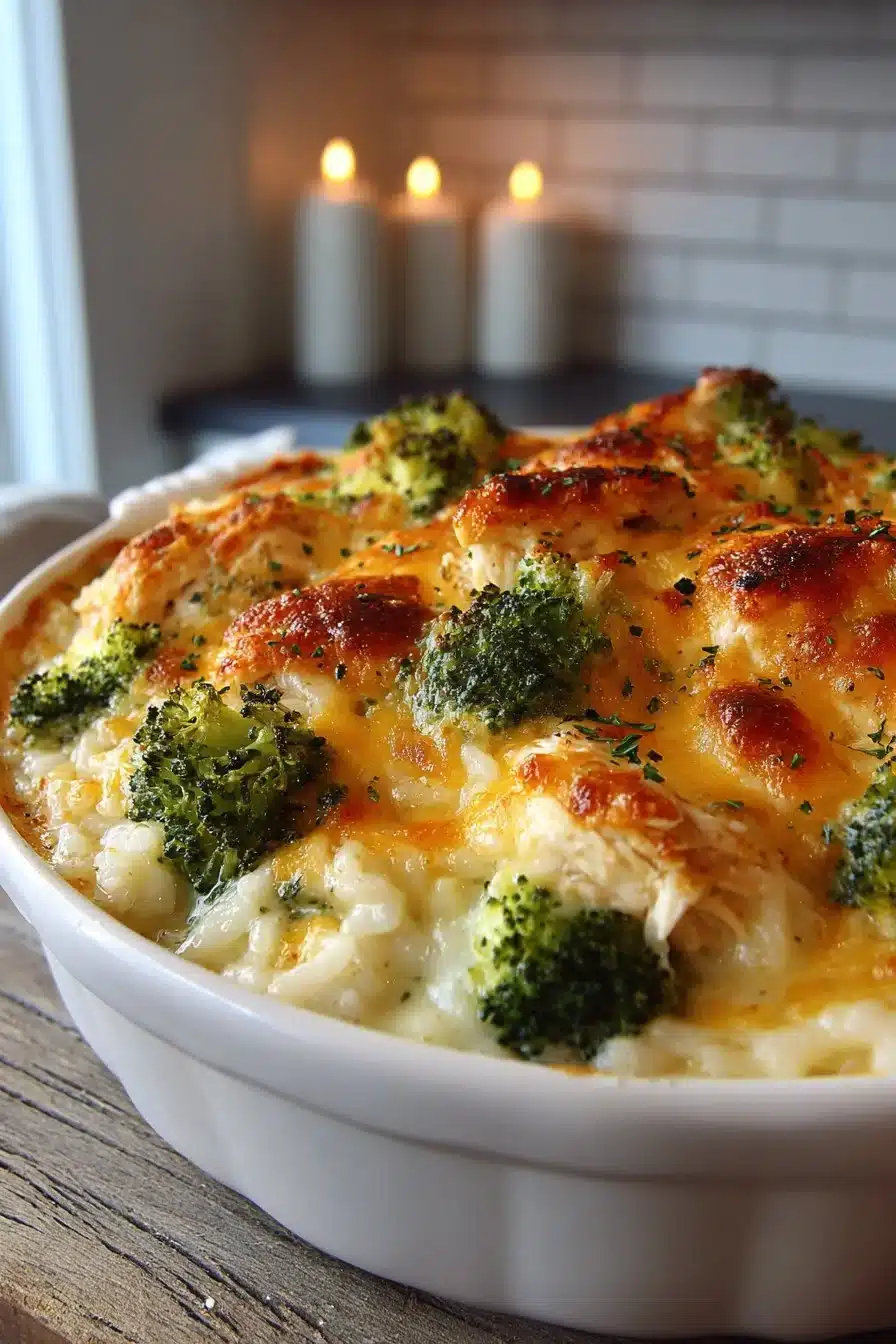 Easy Weeknight Chicken Broccoli Rice Cheese Casserole easy weeknight chicken broccoli rice cheese casser 2026 06 07 050909