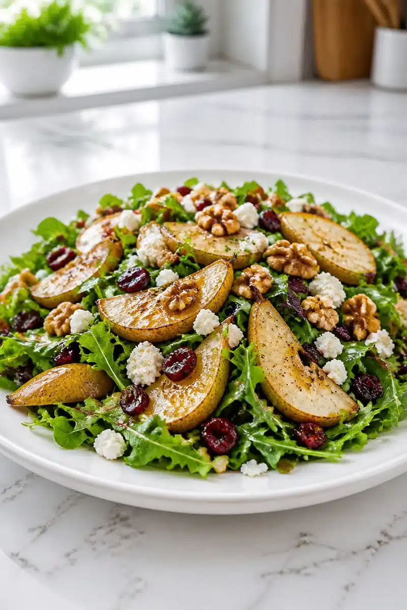 Fall Harvest Roasted Pear And Walnut Salad fall harvest roasted pear and walnut salad 2026 06 29 191821