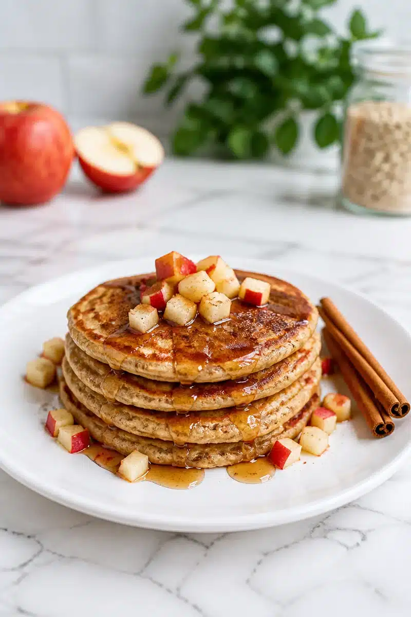 fluffy apple cinnamon protein pancakes recipe 2026 06 28 064903
