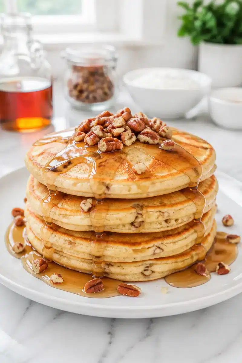 Fluffy Maple Pecan Greek Yogurt Pancakes fluffy maple pecan greek yogurt pancakes 2026 06 29 191759