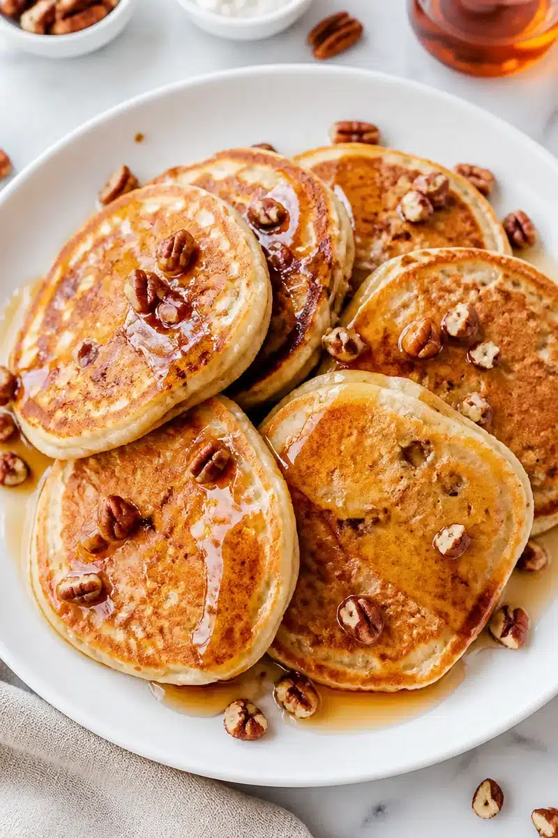 Fluffy Maple Pecan Greek Yogurt Pancakes fluffy maple pecan greek yogurt pancakes 2026 06 29 191820 2