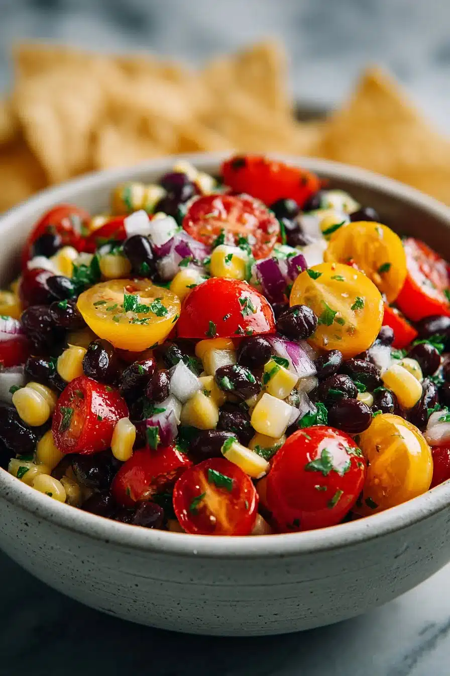 Fresh 4th of July Corn and Black Bean Salsa Dip fresh 4th of july corn and black bean salsa dip 2026 06 02 040941