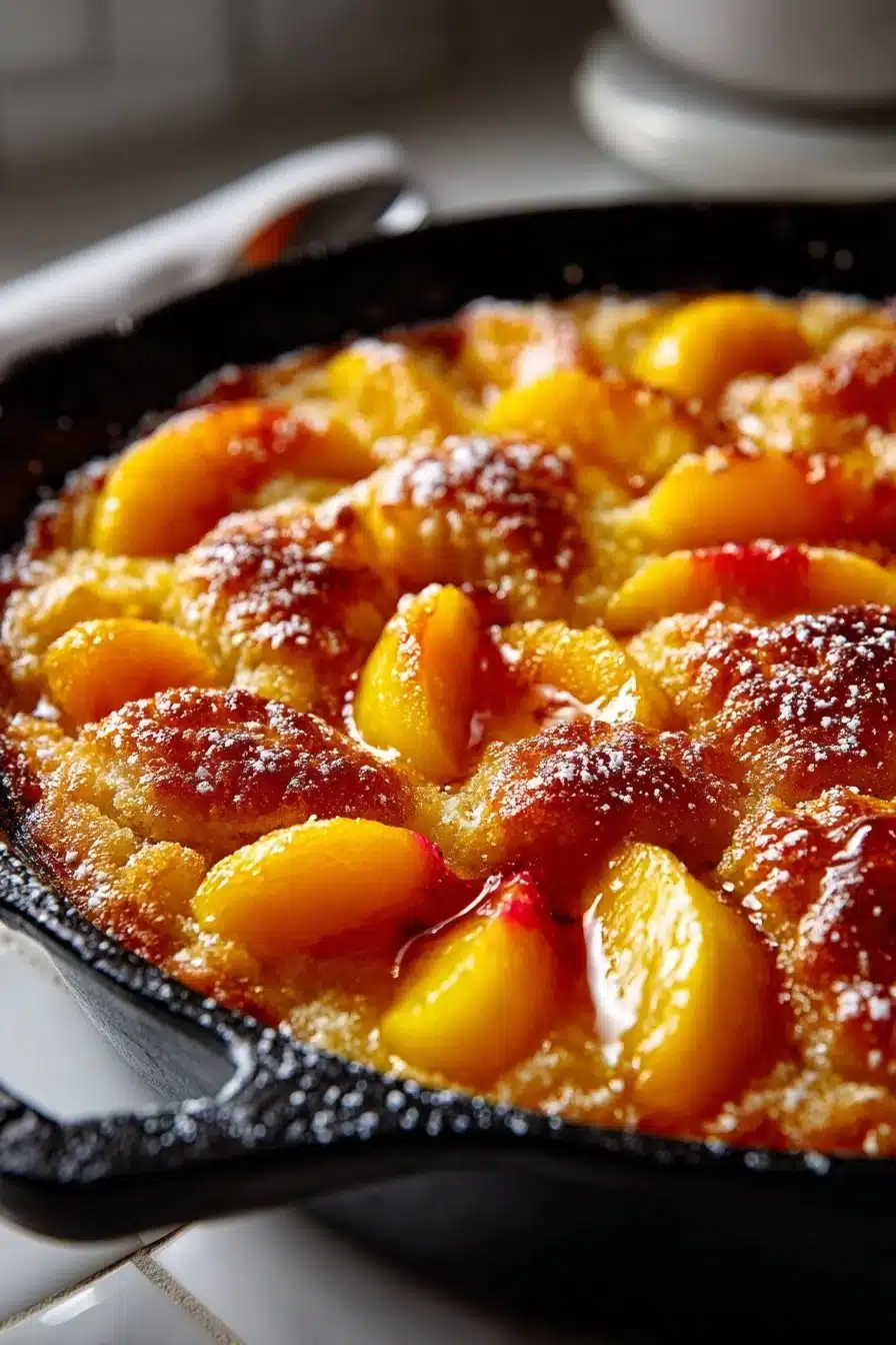 fresh cast iron skillet healthy peach cobbler 2026 06 04 045757 2