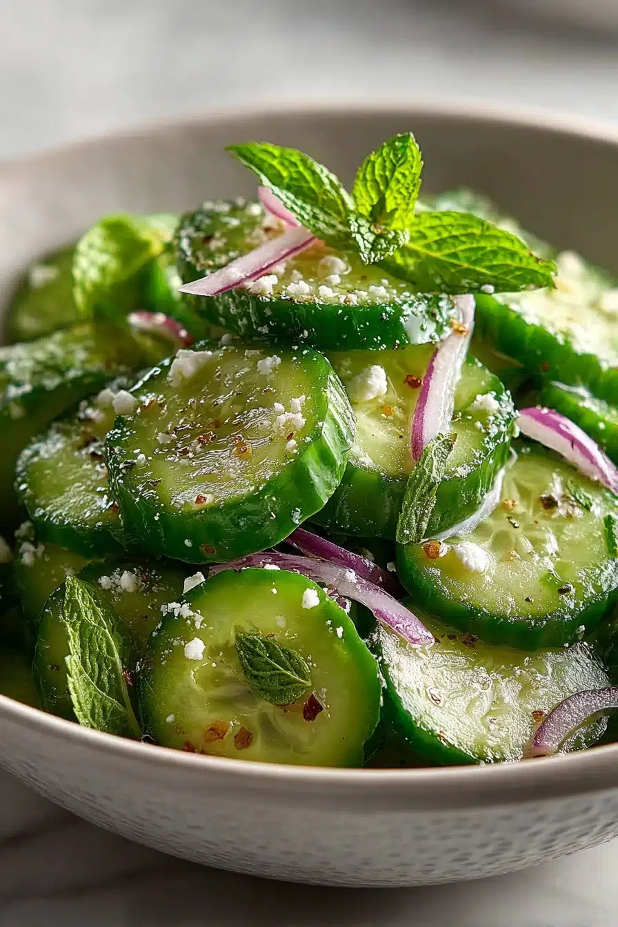 fresh summer garden mint cucumber salad 2026 06 05 045613