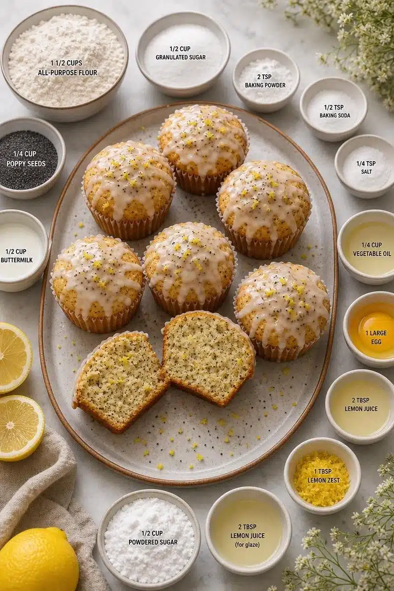 Glazed Bakery Lemon Poppyseed Muffin glazed bakery lemon poppyseed muffin 2026 06 14 184746
