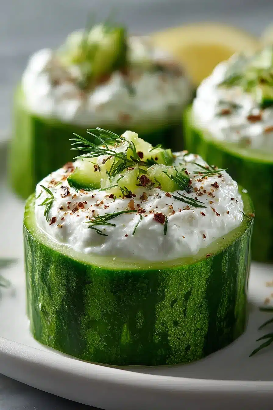 Greek Tzatziki Stuffed Cucumber Appetizer Cup greek tzatziki stuffed cucumber appetizer cup 2026 06 09 031233
