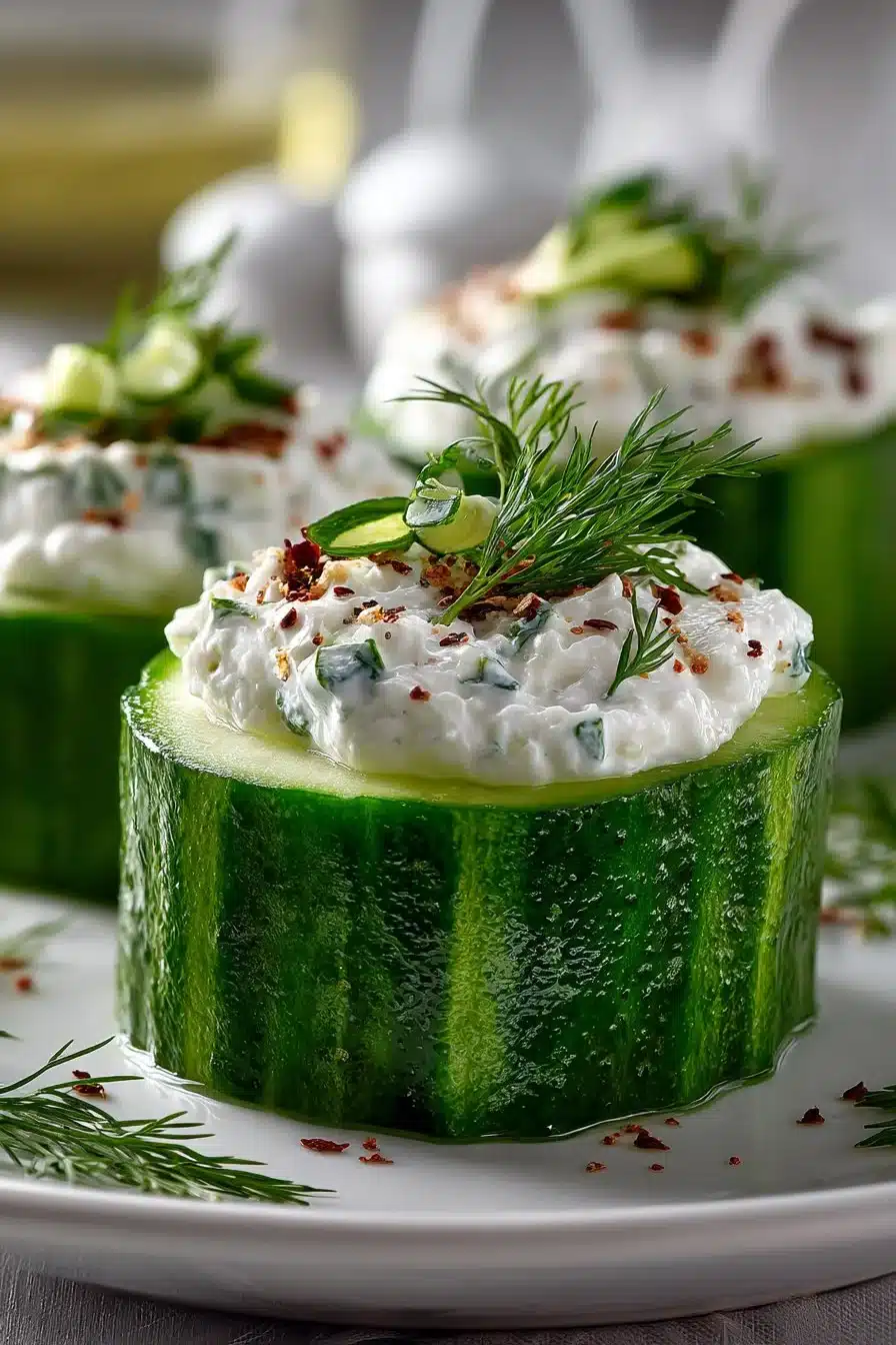 Greek Tzatziki Stuffed Cucumber Appetizer Cup greek tzatziki stuffed cucumber appetizer cup 2026 06 09 031322 2