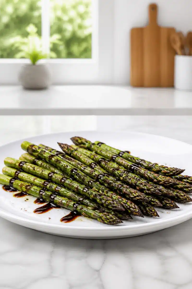 Grilled Asparagus With Balsamic Glaze Drizzle grilled asparagus with balsamic glaze drizzle 2026 06 25 204248