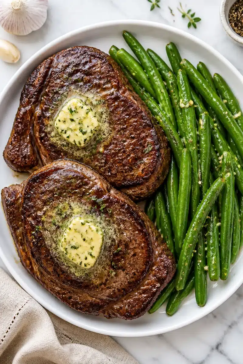 Grilled Garlic Butter Steak And Green Beans grilled garlic butter steak and green beans 2026 06 28 023844 2