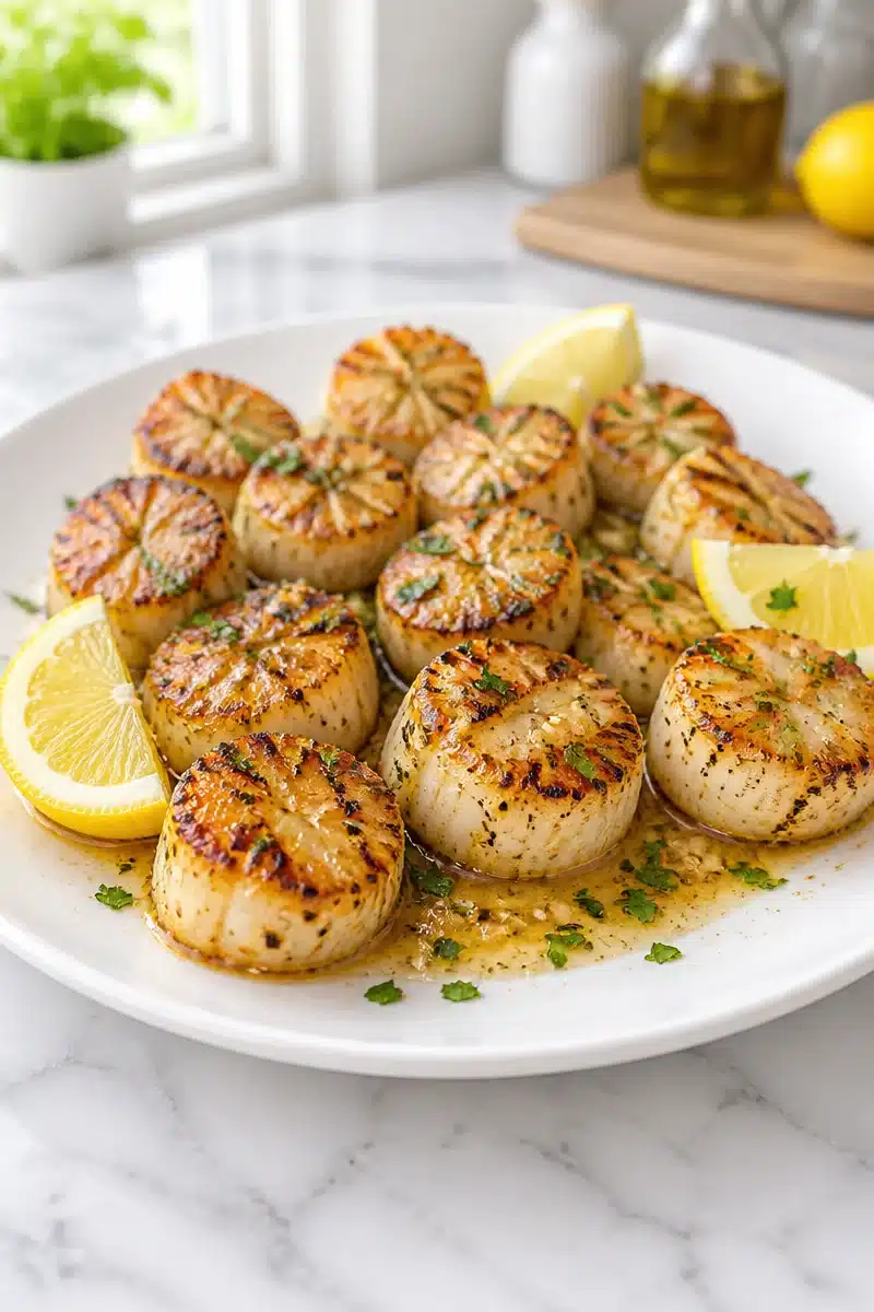 Grilled Lemon Garlic Butter Scallops grilled lemon garlic butter scallops 2026 06 25 204149