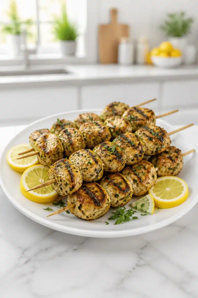 Grilled Lemon Herb Mediterranean Chicken Skewers grilled lemon herb mediterranean chicken skewers 2026 06 28 080633
