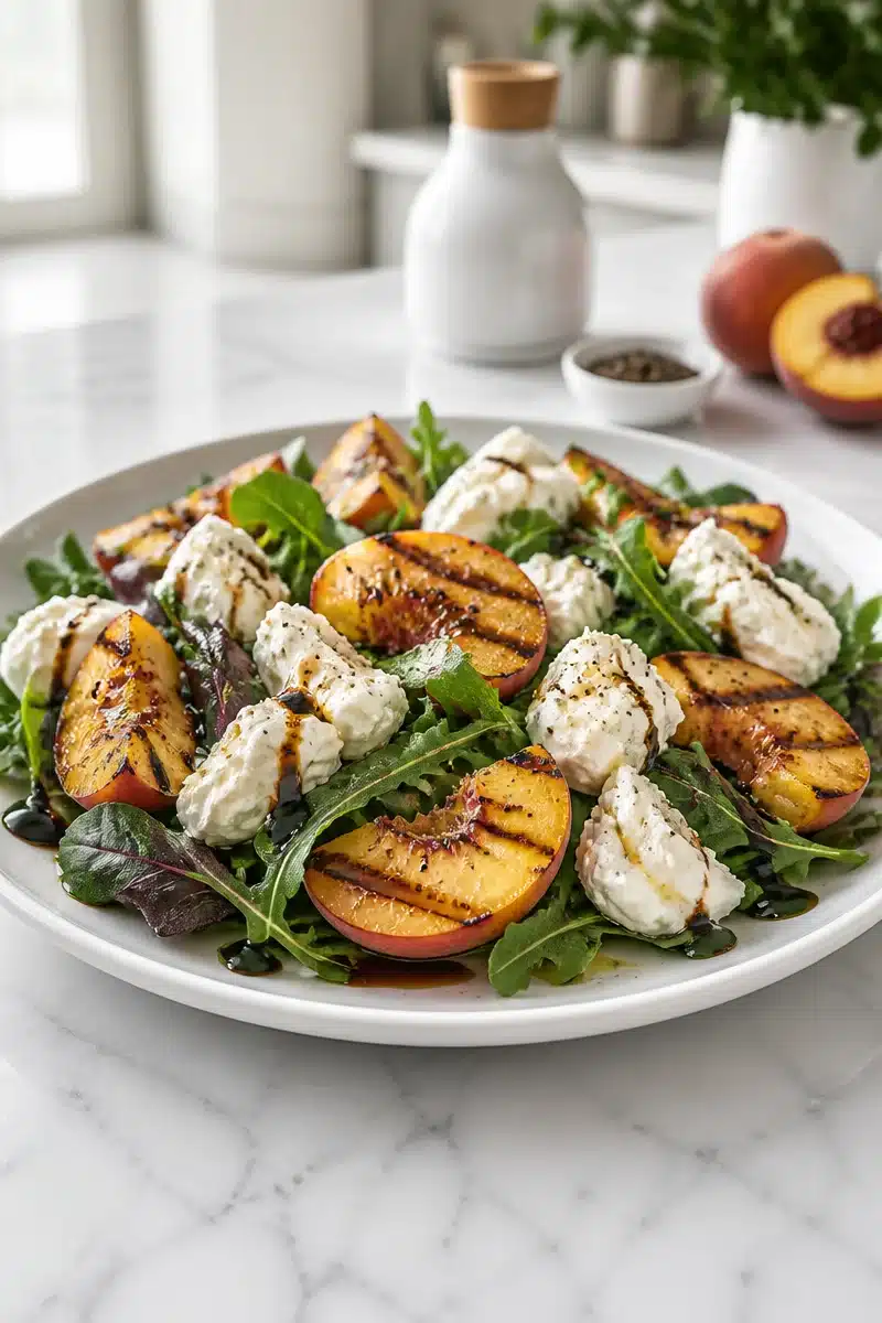 grilled peach and burrata salad with balsamic 2026 06 28 080611
