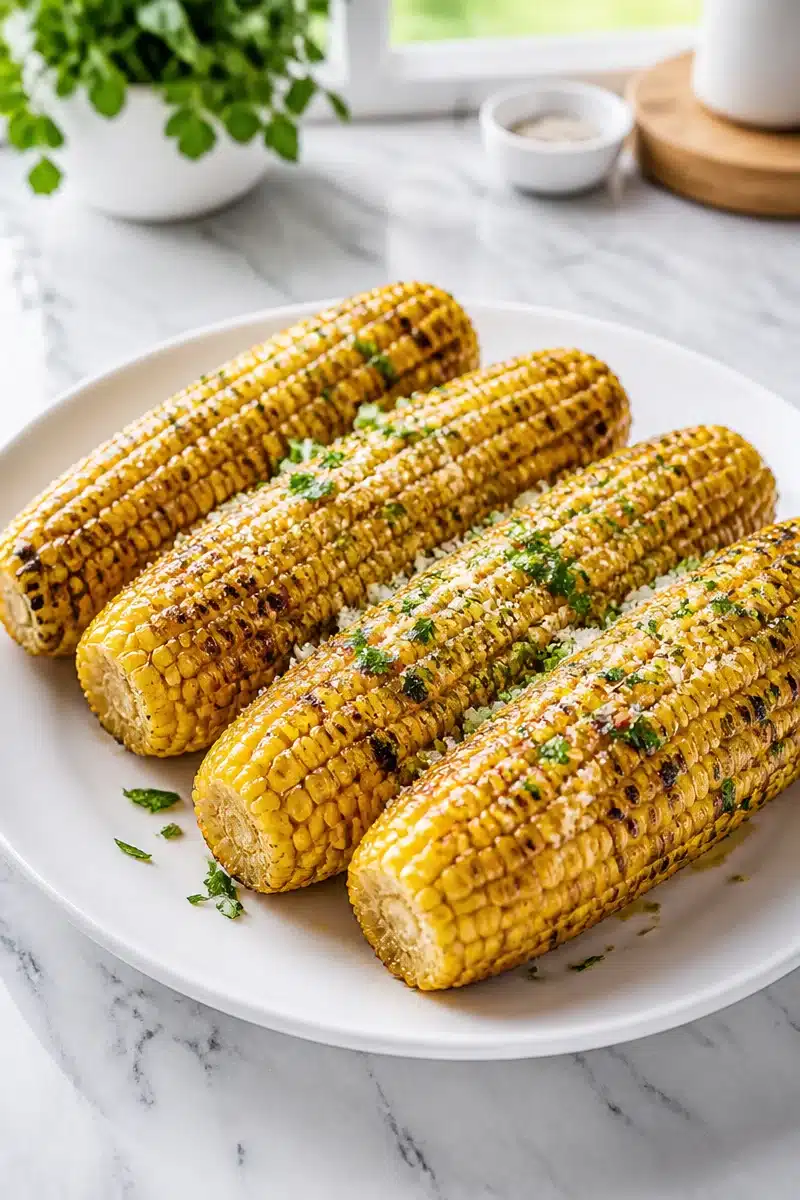 grilled sweet corn with garlic parmesan butter 2026 06 25 205033