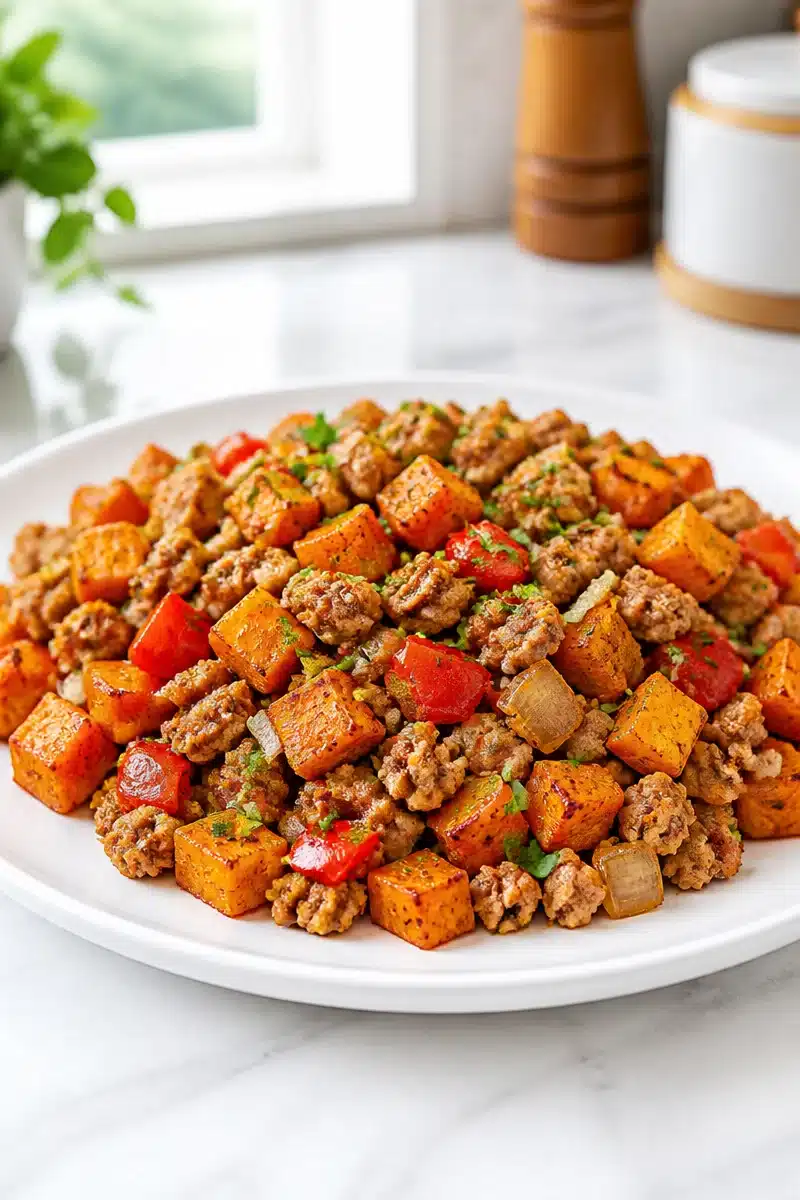 healthy air fryer sweet potato and turkey hash 2026 06 29 192630