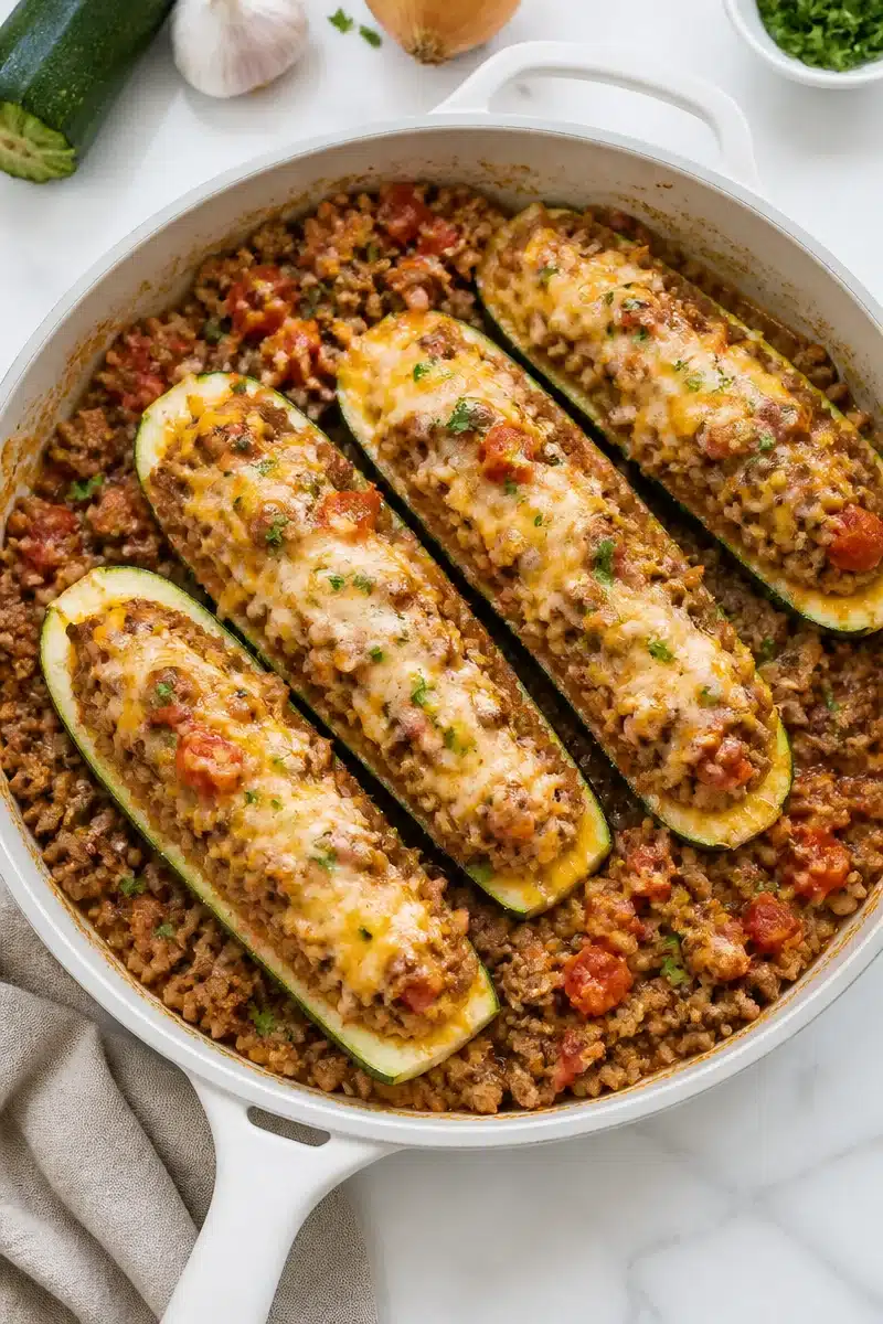 Healthy Ground Beef And Zucchini Boat Skillet healthy ground beef and zucchini boat skillet 2026 06 25 205053 2