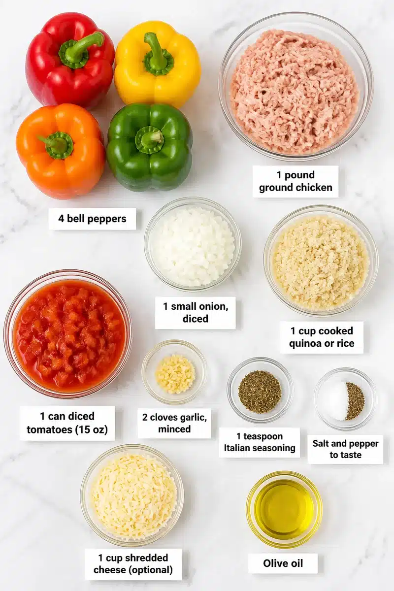 Healthy Ground Chicken Stuffed Bell Peppers healthy ground chicken stuffed bell peppers 2026 06 25 204325 3