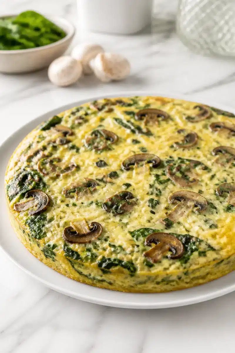 Healthy Mushroom Swiss Crustless Quiche healthy mushroom swiss crustless quiche 2026 06 20 152925
