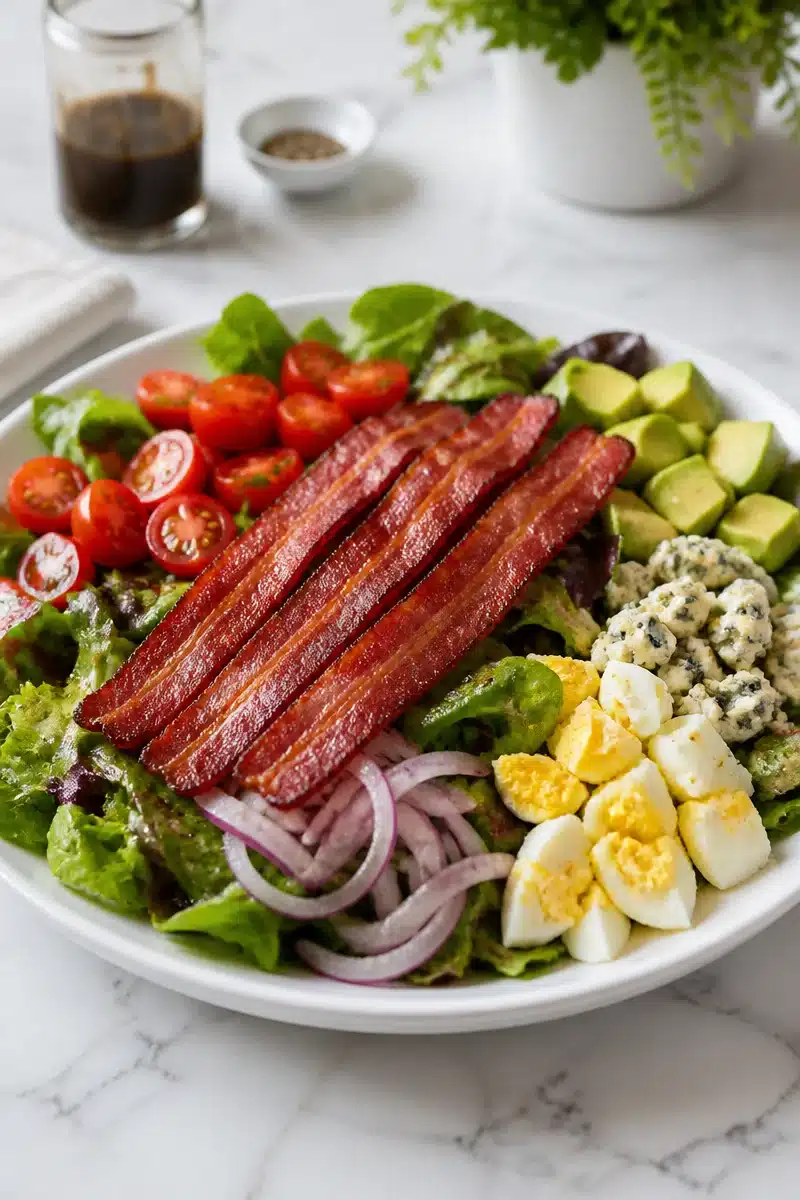 healthy turkey bacon cobb salad 2026 06 18 043014