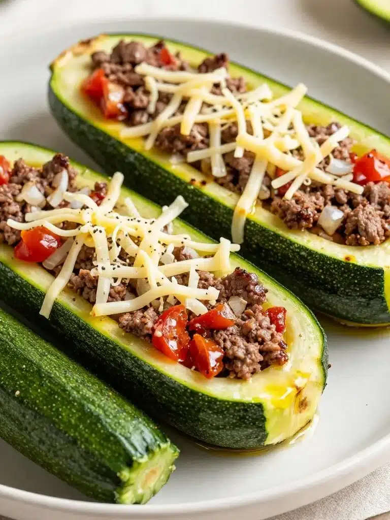 hearty ground beef zucchini boat 2026 06 16 185815