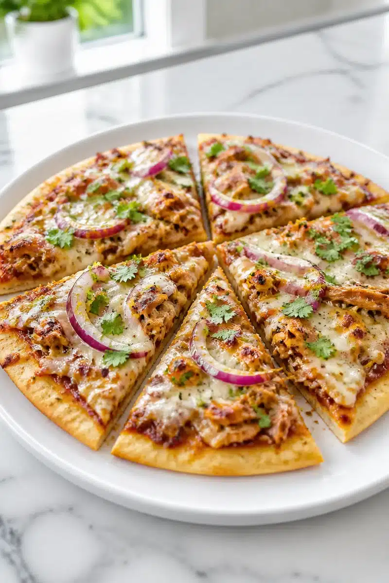 Homemade BBQ Chicken Flatbread Pizza Recipe homemade bbq chicken flatbread pizza recipe 2026 06 29 191929