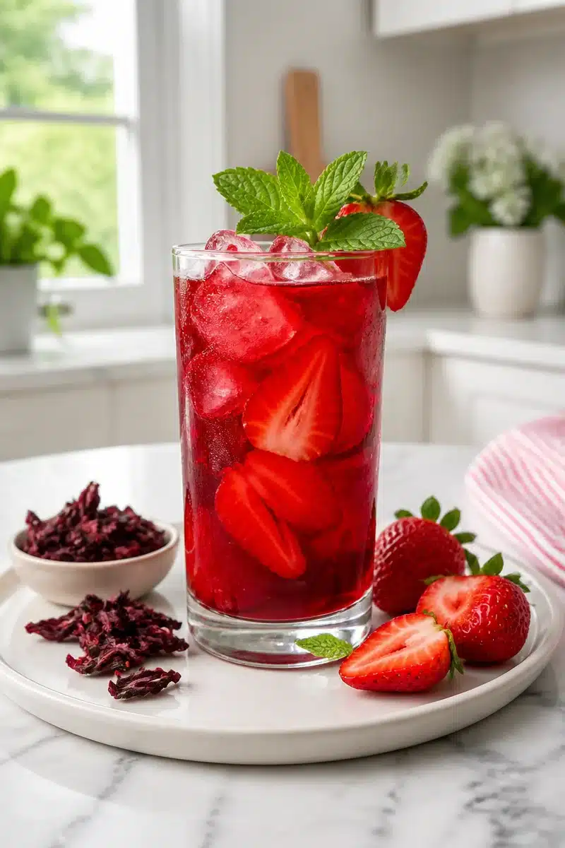 homemade hibiscus and strawberry iced tea 2026 06 25 204322