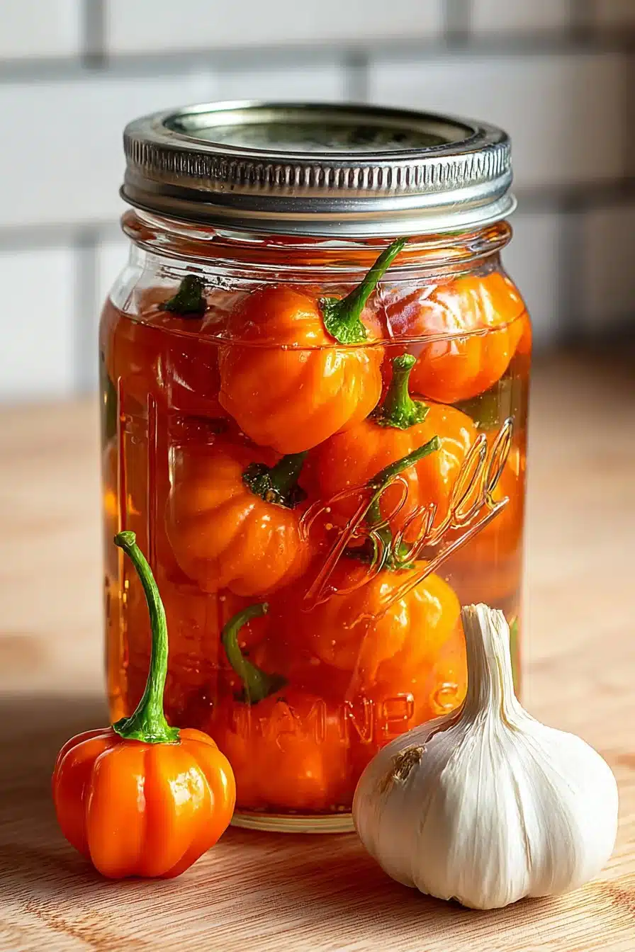 Homemade Roasted Garlic Habanero Hot Sauce homemade roasted garlic habanero hot sauce 2026 06 10 023059