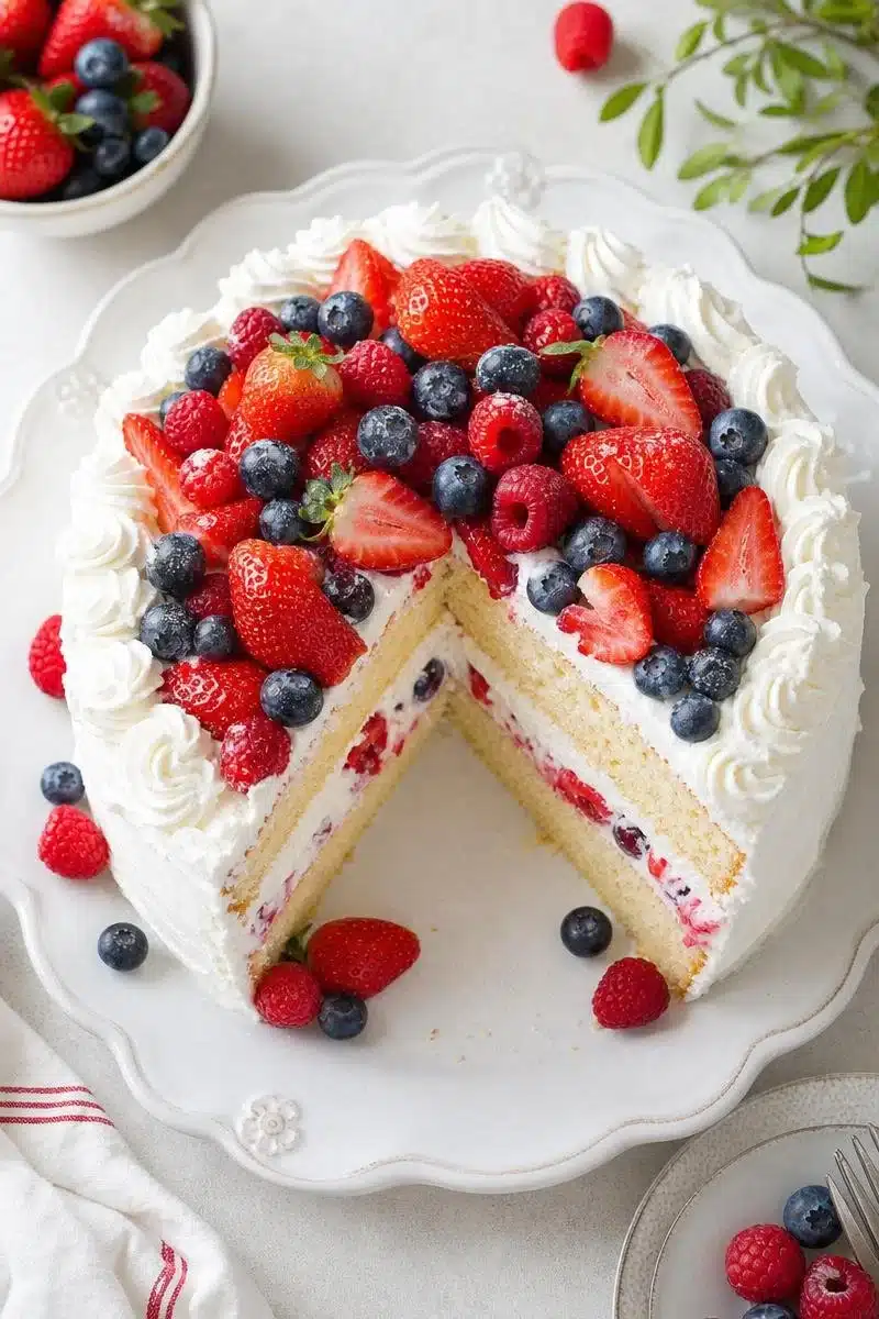 Homemade Vanilla Berry Chantilly Cake homemade vanilla berry chantilly cake 2026 06 15 162215