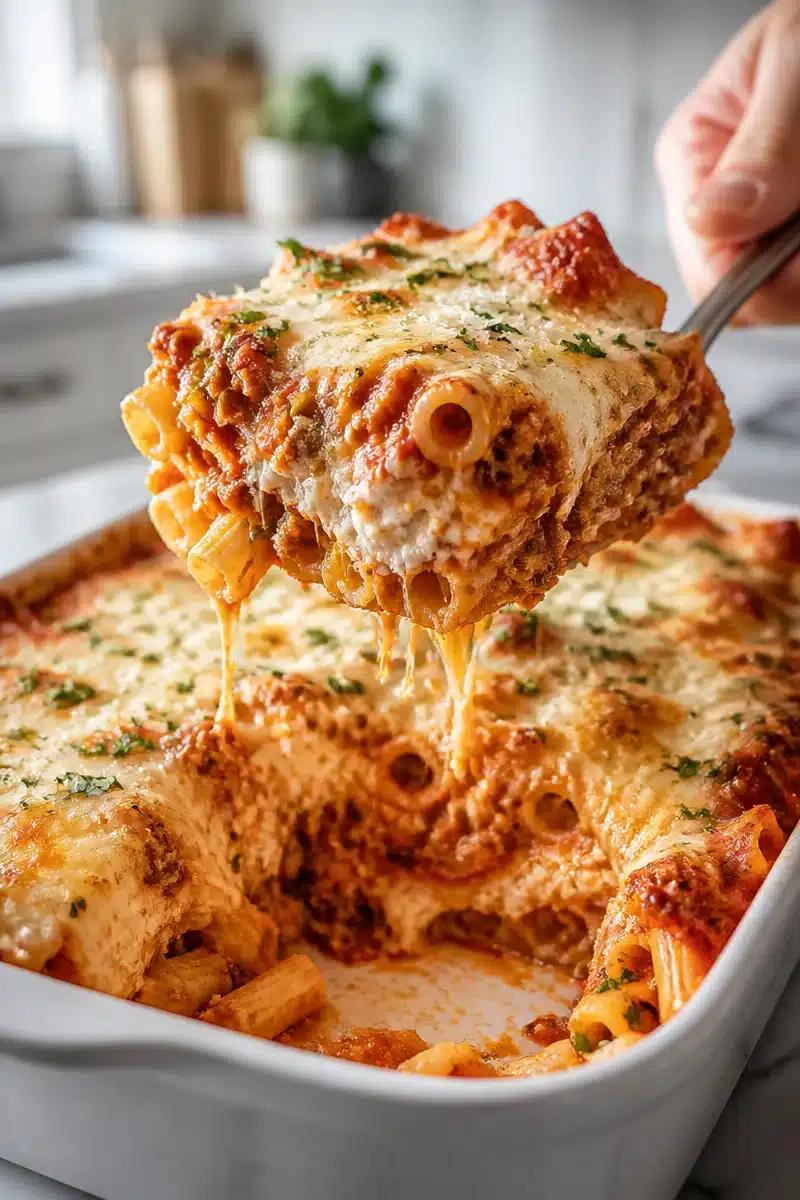 Homestyle Baked Ziti Casserole with Ricotta homestyle baked ziti casserole with ricotta 2026 06 01 005923