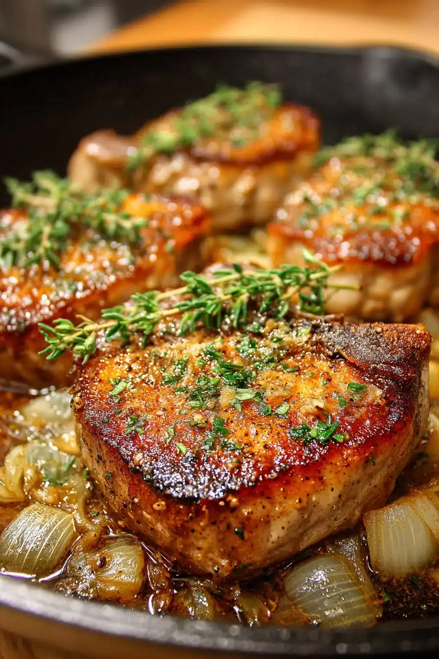Homestyle Pan Seared Best Pork Chops Ever with Onions homestyle pan seared best pork chops ever with oni 2026 06 05 045707