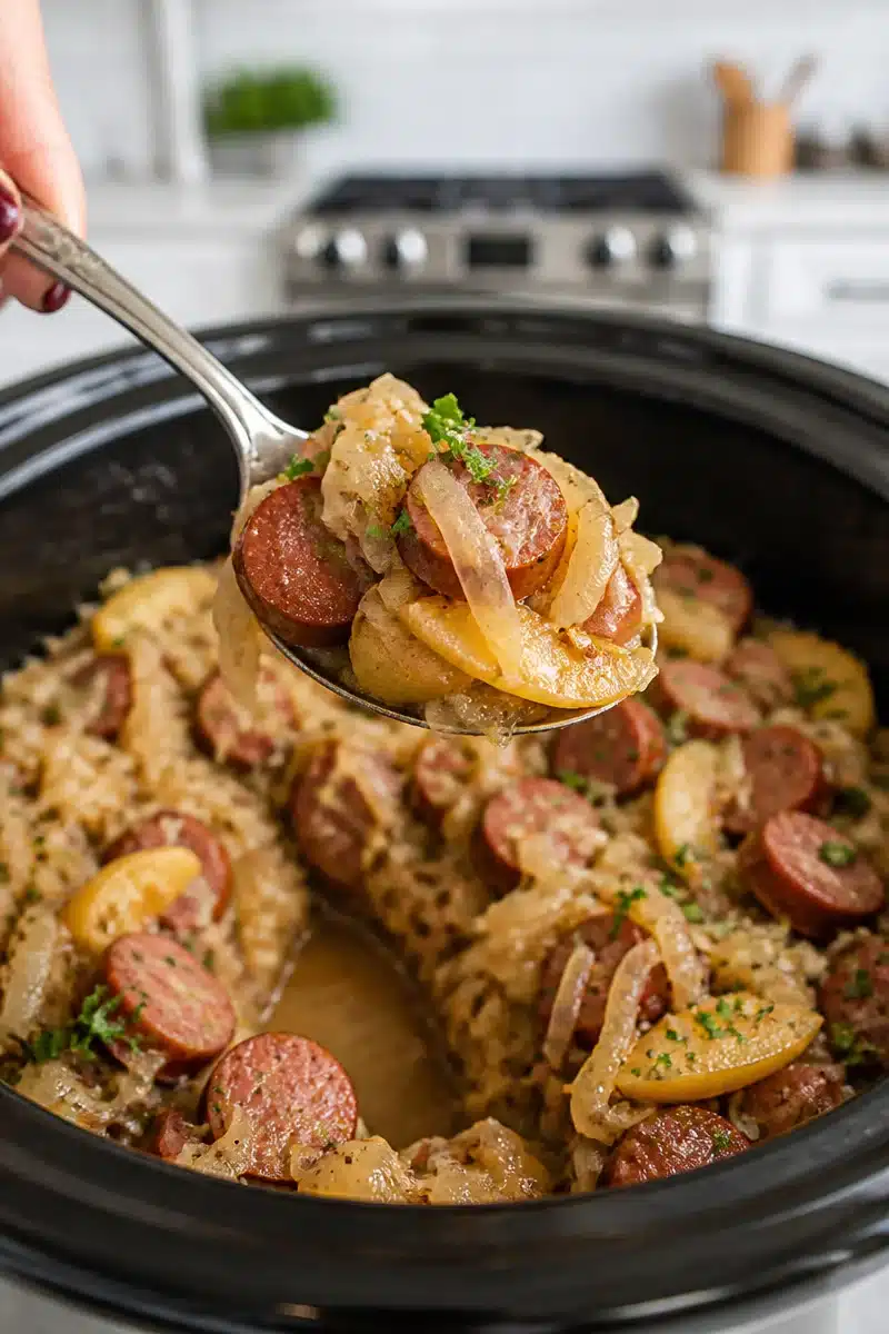 Homestyle Slow Cooker Kielbasa and Sauerkraut homestyle slow cooker kielbasa and sauerkraut 2026 06 01 032300