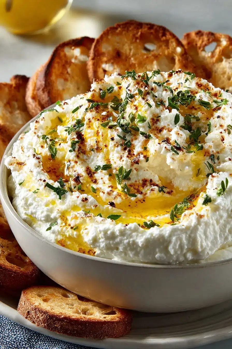 Honey Garlic Whipped Ricotta Dip honey garlic whipped ricotta dip 2026 06 07 044432 2
