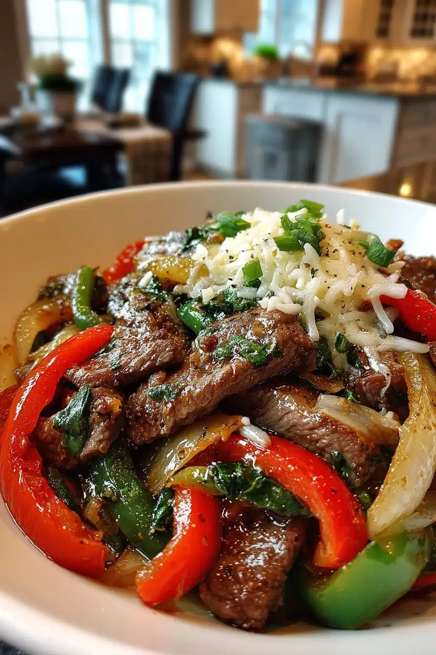 Keto Friendly Skillet Philly Cheese Steak Bowl keto friendly skillet philly cheese steak bowl 2026 06 10 023656