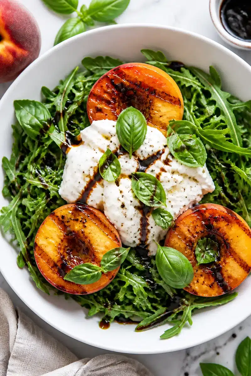 Late Summer Grilled Peach Burrata Salad late summer grilled peach burrata salad 2026 06 18 042914 2