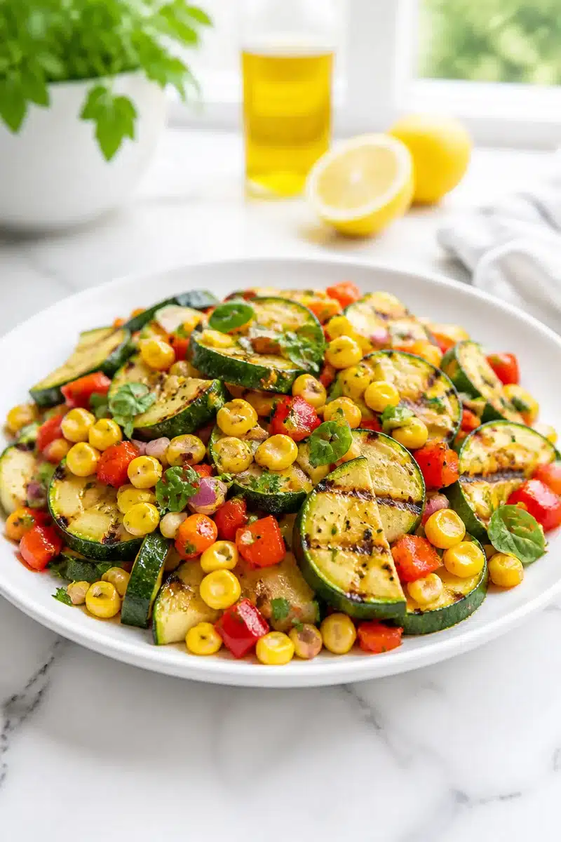 Late Summer Grilled Zucchini Corn Salad late summer grilled zucchini corn salad 2026 06 20 160114